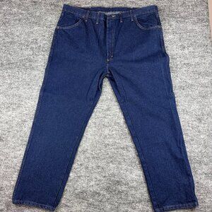 Rustler Blue Jeans Men's  44 x 30 Straight Leg    #0002